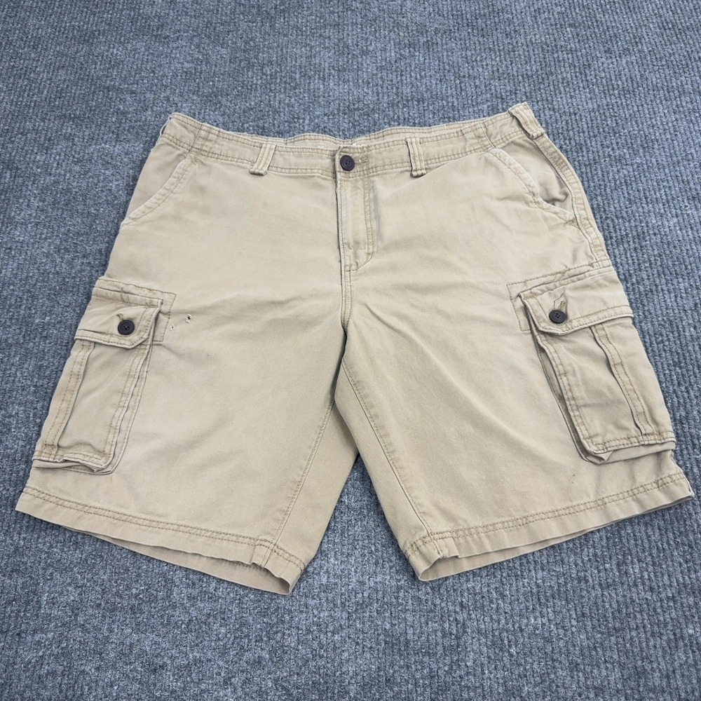 Urban‎ Pipeline Cargo Shorts Mens 38 Khaki Tan Cotton Utility Gorpcore Summer